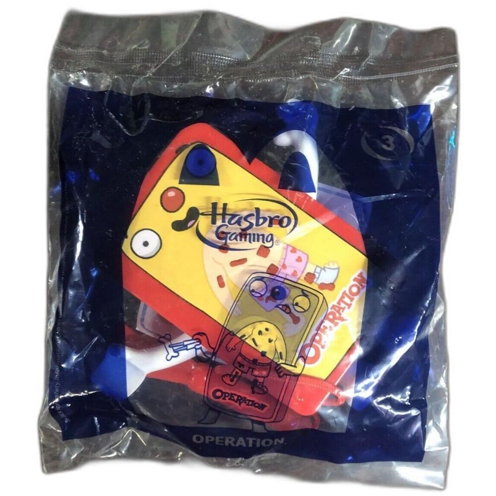 2020 McDonalds Happy Meal Toy Hasbro Gaming Operation 3 Mini Travel Game Sealed